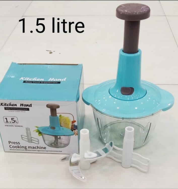 Kitchen Hand Push Chopper – High Quality Manual Food Chopper with Lock