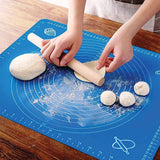 Radhe fashion Silicone Roti Mat |Non-Stick Fondant Rolling Mat |Stretchable Kitchen Cake Chapati Baking Mat (50 L x 40 W cm) (Multi Color Pack of 7) (with 6...
