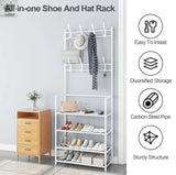 Multi-Function Shoes Rack With Hanger, Living Room Clothes Storage Rack BOX PACKED