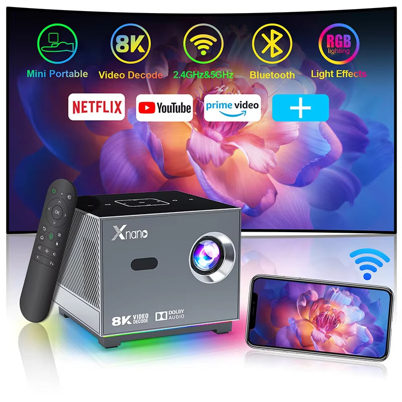 XNANO X3 Projector – Full HD 1080P | Karachi VIP COD | Open Parcel | 3 Days Refund Guarantee