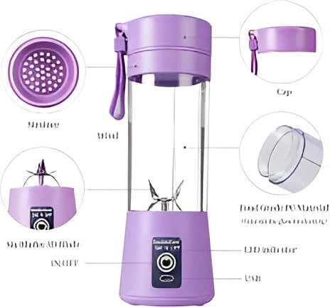 6 blade Portable Juicer
